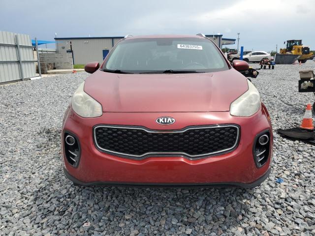  KIA SPORTAGE 2017 Красный