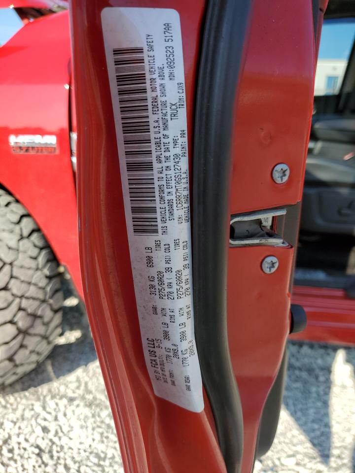 2016 Ram 1500 Sport VIN: 1C6RR7MT0GS127430 Lot: 64418765