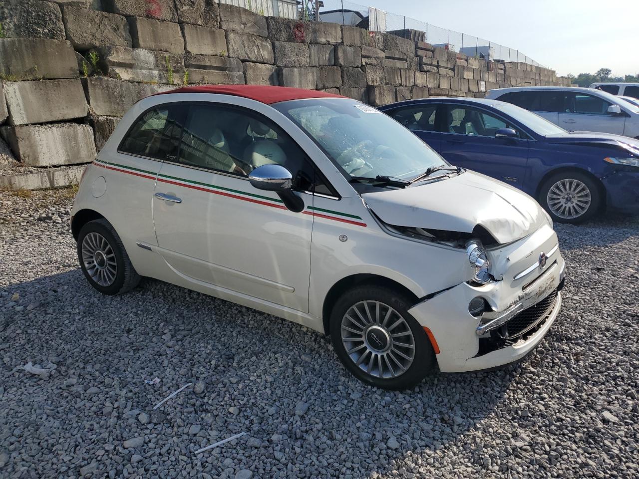 2013 Fiat 500 Lounge VIN: 3C3CFFER8DT583789 Lot: 65904125