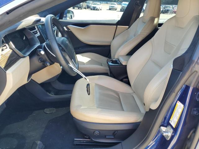  TESLA MODEL S 2015 Blue