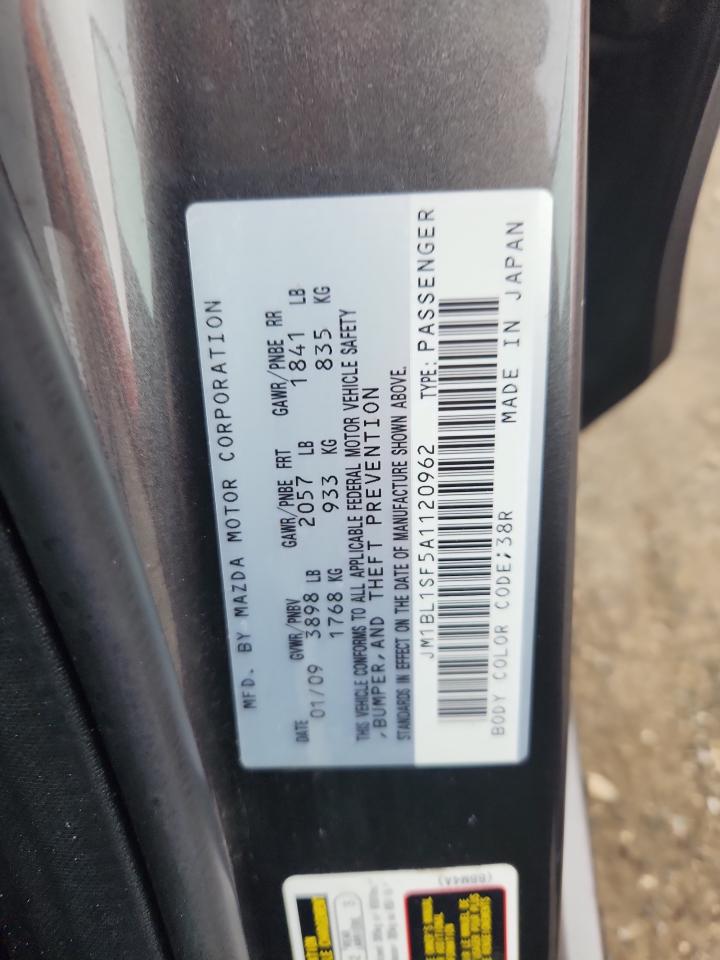 2010 Mazda 3 I VIN: JM1BL1SF5A1120962 Lot: 65395175