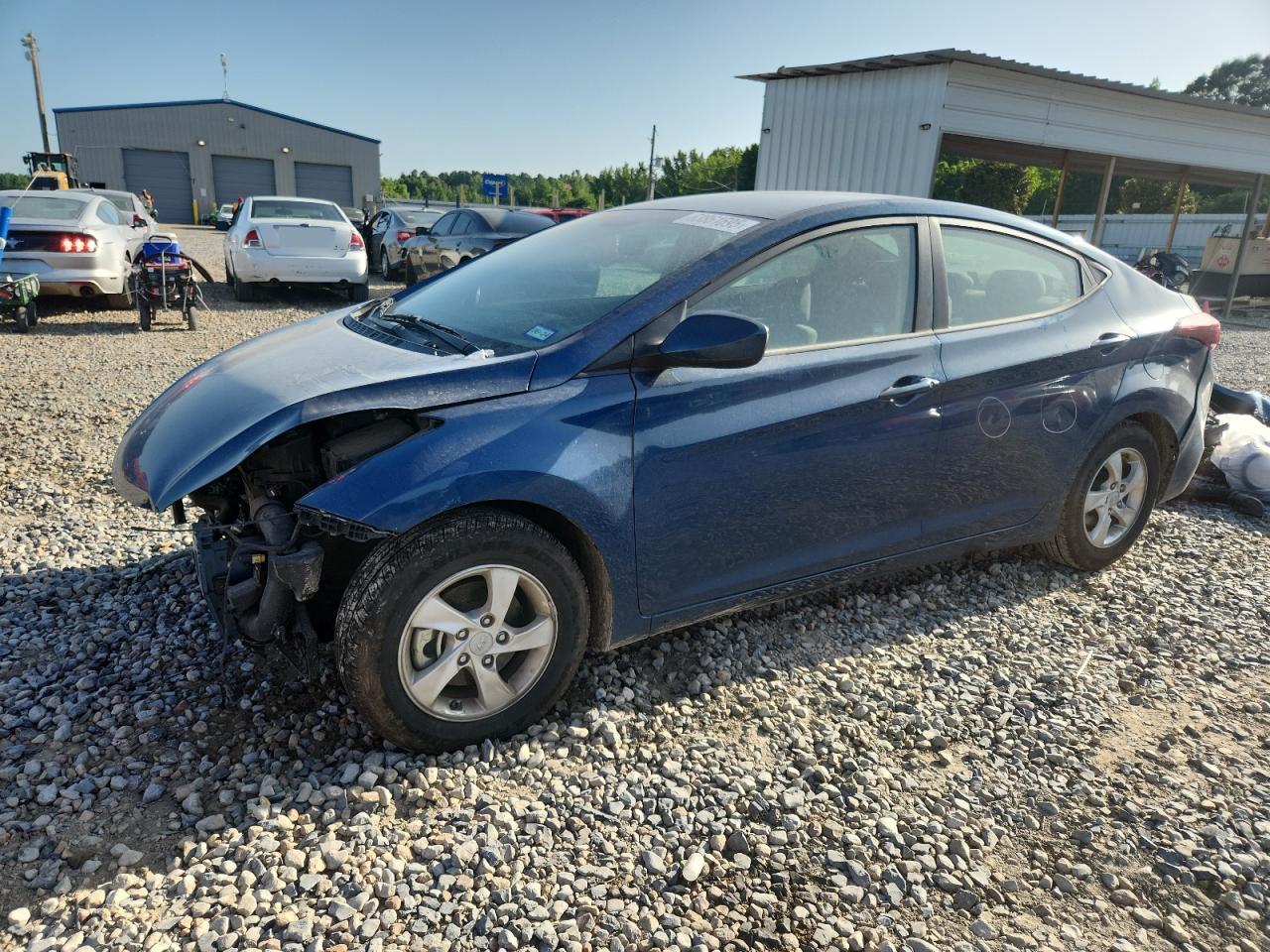2014 Hyundai Elantra Se blue null gas KMHDH4AE4EU212360 photo #1