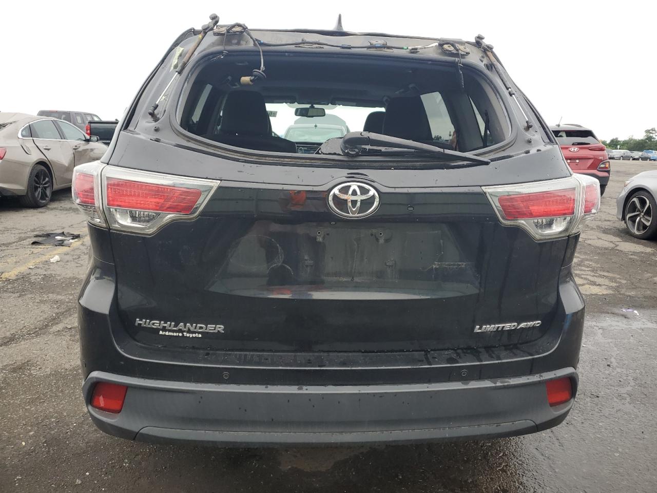 2015 Toyota Highlander Limited VIN: 5TDDKRFH9FS072771 Lot: 64738775