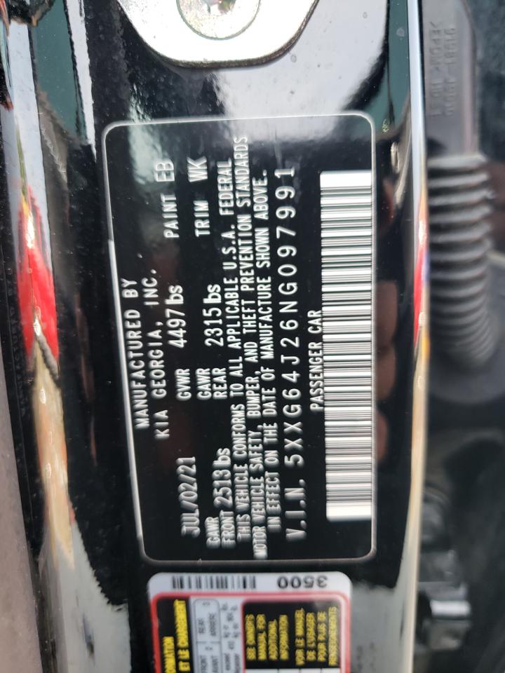 2022 Kia K5 Gt Line VIN: 5XXG64J26NG097991 Lot: 66825915