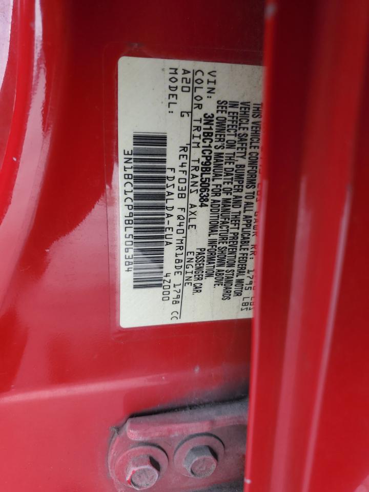 2011 Nissan Versa S VIN: 3N1BC1CP9BL506384 Lot: 63346525