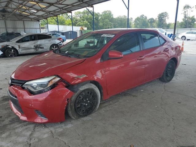  TOYOTA COROLLA 2015 Czerwony