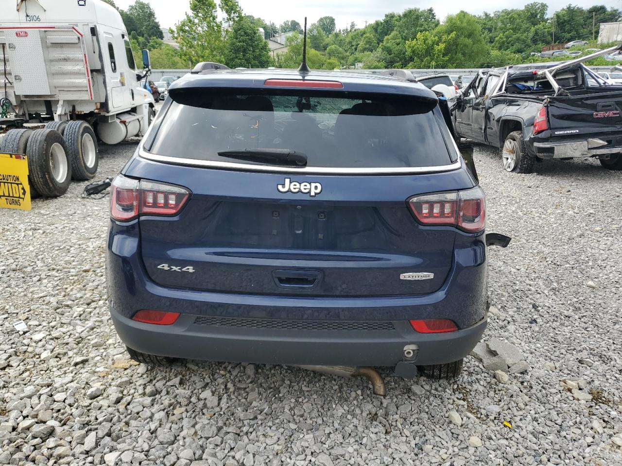 2019 Jeep Compass Latitude VIN: 3C4NJDBB6KT597413 Lot: 64969185