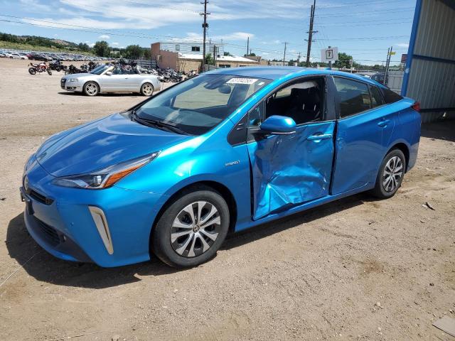  TOYOTA PRIUS 2021 Blue