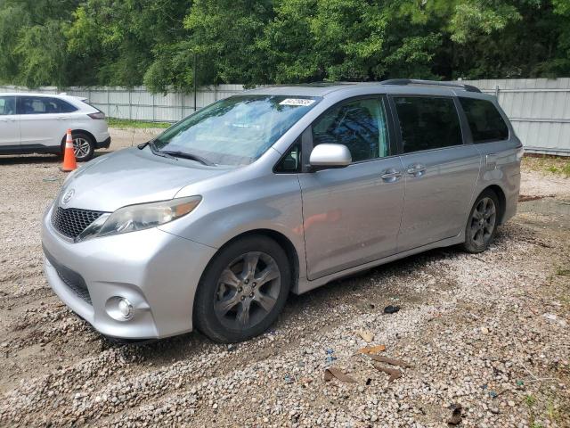  TOYOTA SIENNA 2012 Srebrny