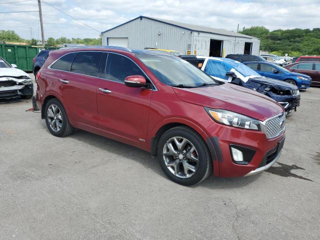 Parquets KIA SORENTO 2016 Czerwony