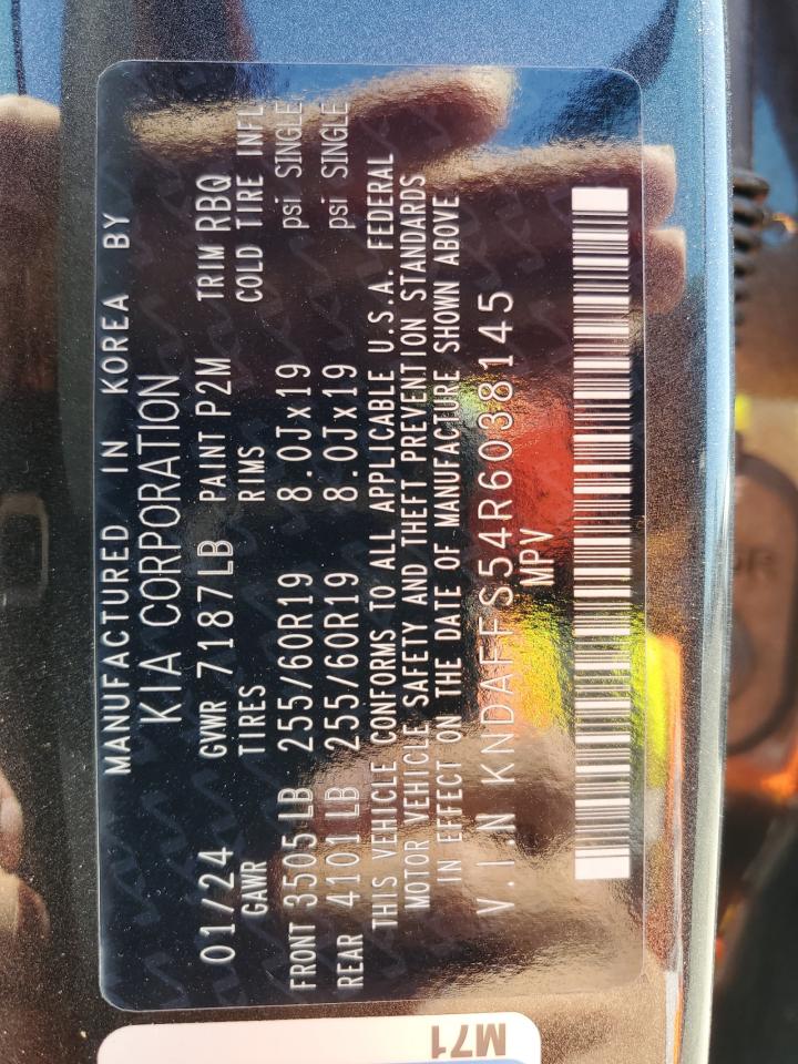 kndaffs54r6038145 KNDAFFS54R6038145 2024 Kia Ev9 Wind