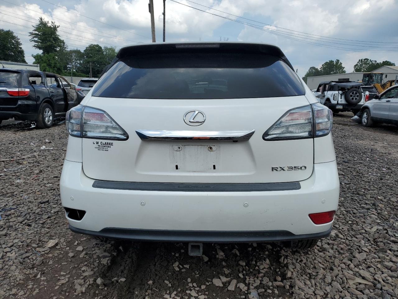 2012 Lexus Rx 350 VIN: 2T2BK1BA9CC137829 Lot: 63740205