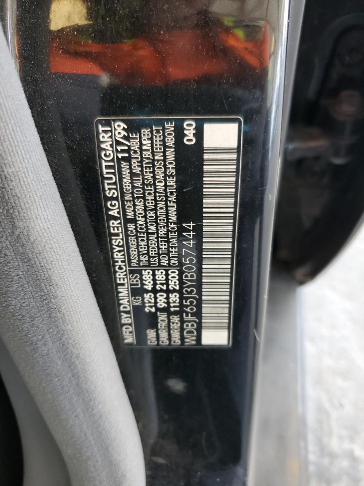 2000 Mercedes-Benz E 320 VIN: WDBJF65J3YB057444 Lot: 63660495