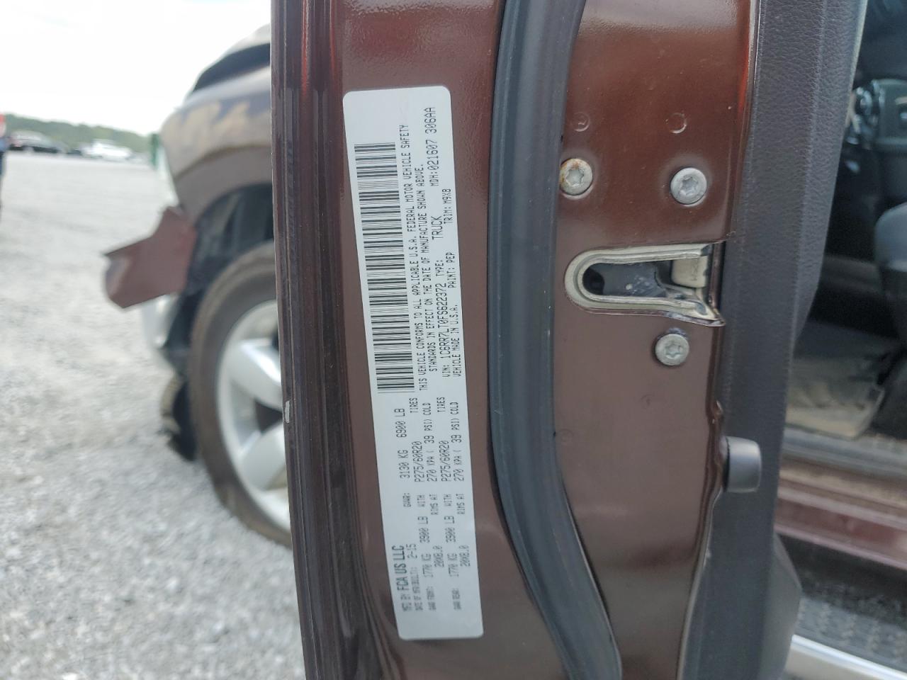 2015 Ram 1500 Slt VIN: 1C6RR7LT0FS622372 Lot: 67088285