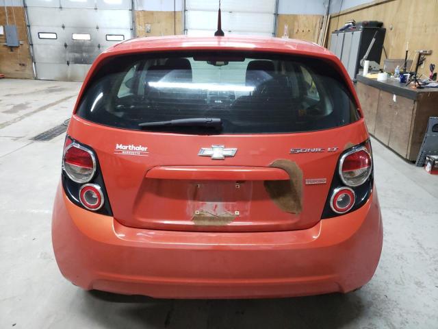  CHEVROLET SONIC 2013 Orange