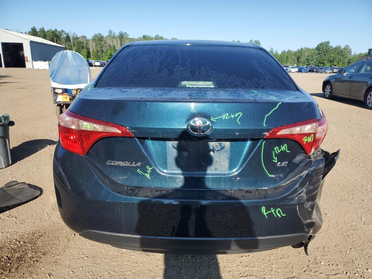 2019 Toyota Corolla L VIN: 2T1BURHE9KC180282 Lot: 65271095