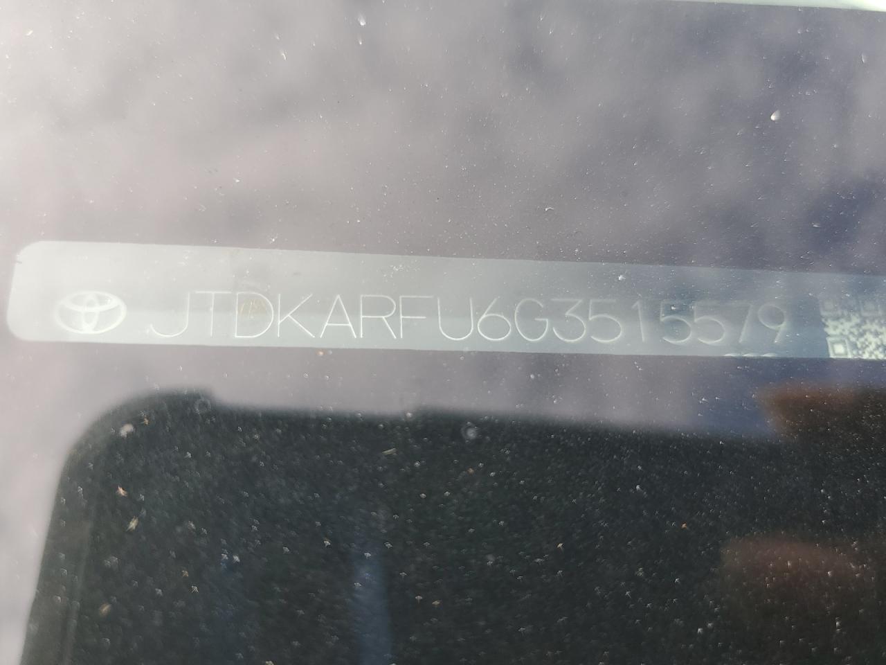 2016 Toyota Prius VIN: JTDKARFU6G3515579 Lot: 64770785