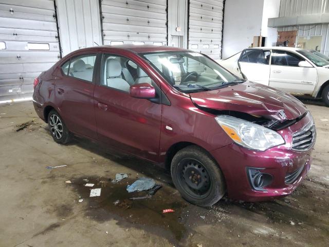  MITSUBISHI MIRAGE 2018 Czerwony