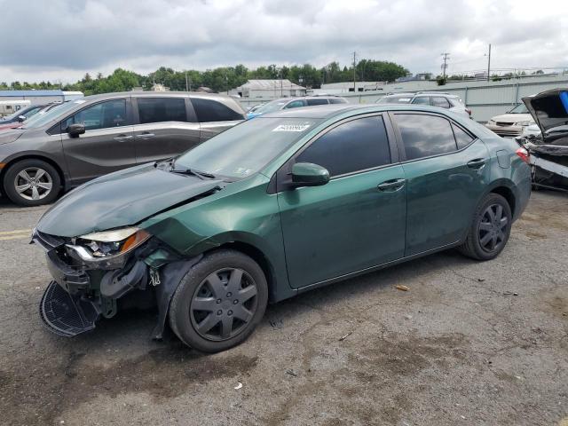  TOYOTA COROLLA 2016 Green