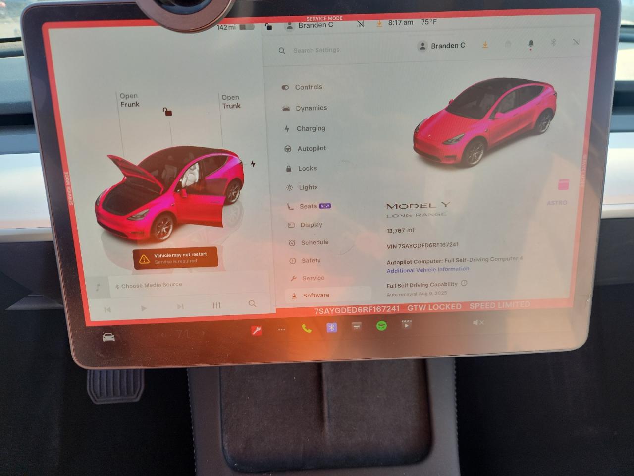 2024 Tesla Model Y VIN: 7SAYGDED6RF167241 Lot: 64602305