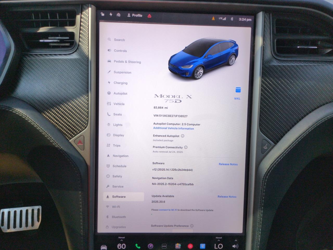 2018 Tesla Model X VIN: 5YJXCBE27JF136527 Lot: 62192045