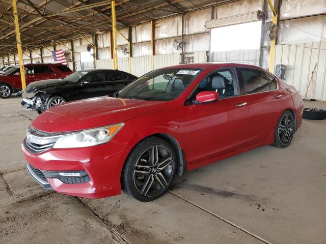  HONDA ACCORD 2017 Czerwony