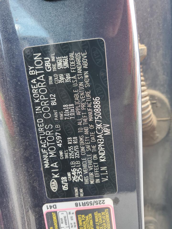 kndpn3ac3k7508886 KNDPN3AC3K7508886 2019 Kia Sportage Ex