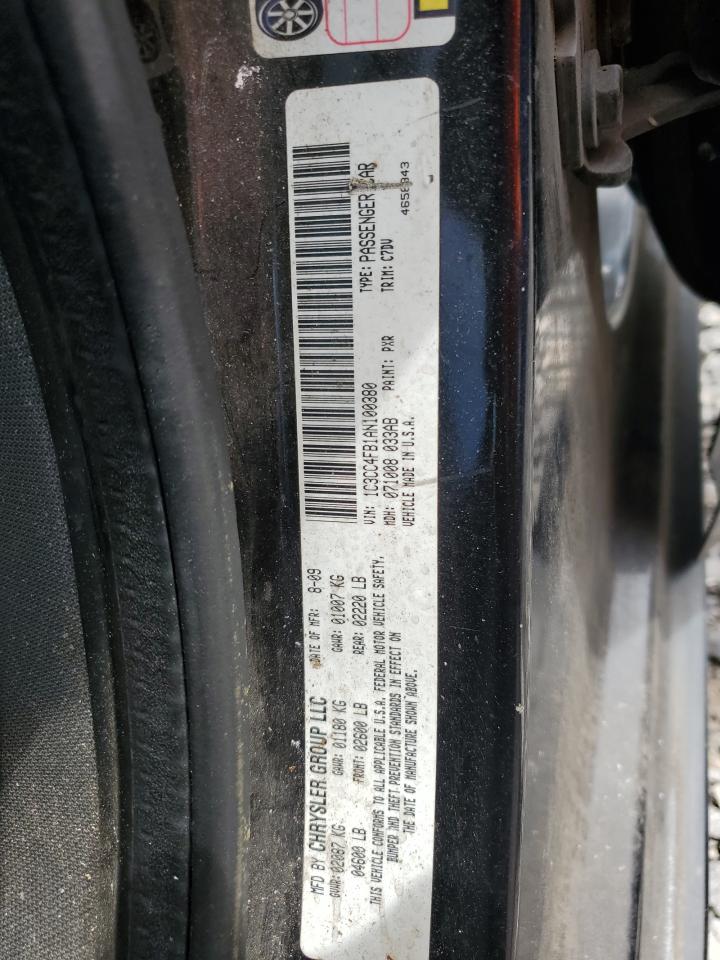 2010 Chrysler Sebring Touring VIN: 1C3CC4FB1AN100380 Lot: 64309775
