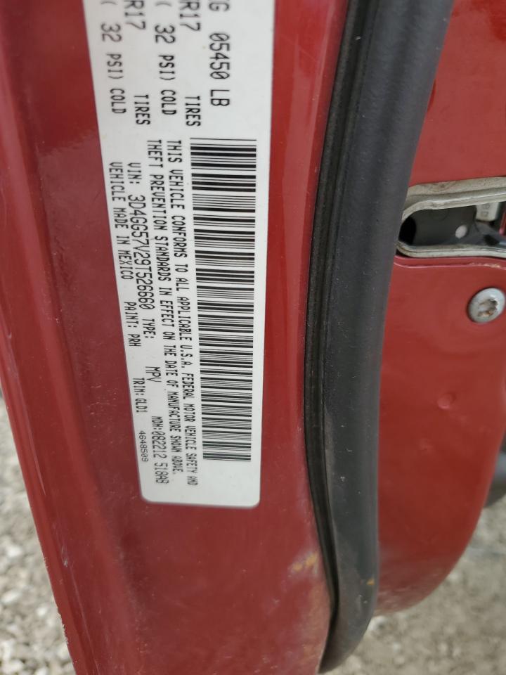 2009 Dodge Journey Sxt VIN: 3D4GG57V29T526660 Lot: 64979095