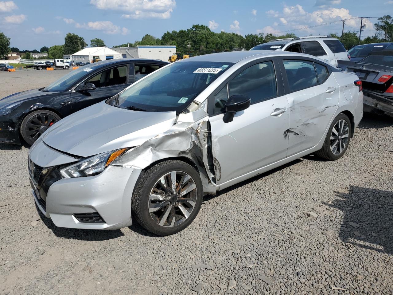 2022 Nissan Versa Sr silver null gas 3N1CN8FVXNL839778 photo #1