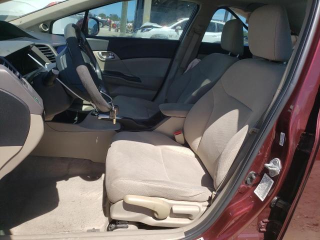  HONDA CIVIC 2012 Burgundy