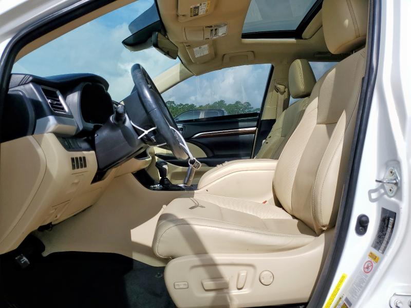  TOYOTA HIGHLANDER 2018 Белы