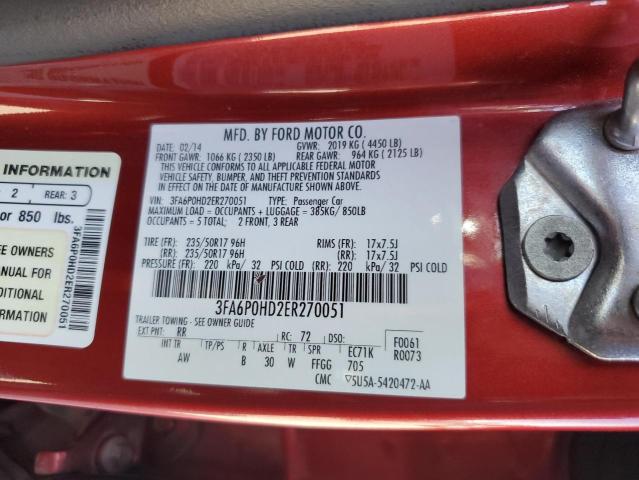 2014 FORD FUSION SE  