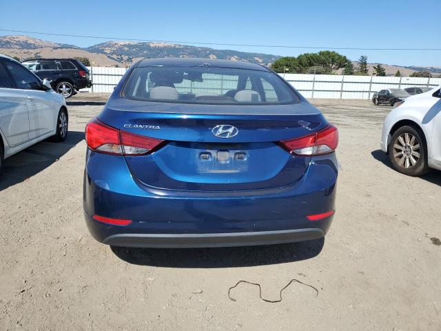  HYUNDAI ELANTRA 2016 Blue