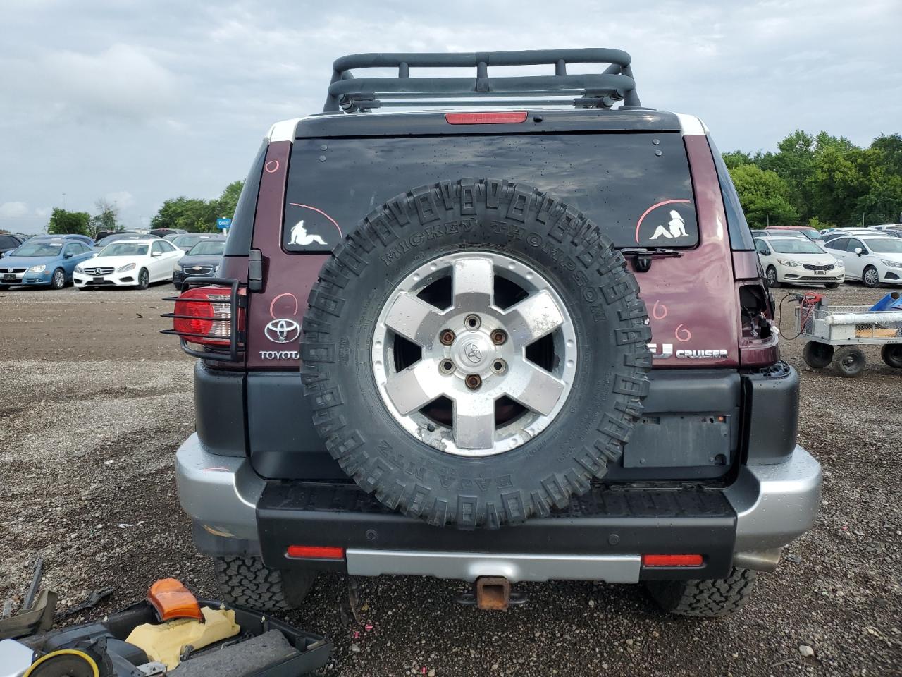 2007 Toyota Fj Cruiser VIN: JTEBU11FX70046141 Lot: 64619335