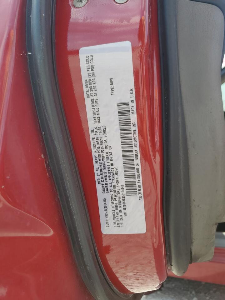 2005 Subaru Baja Turbo VIN: 4S4BT63C355104643 Lot: 62134915
