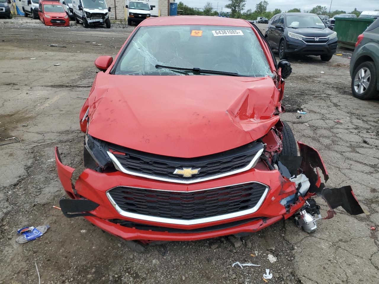 2018 Chevrolet Cruze Lt VIN: 3G1BE6SM8JS602046 Lot: 64381085