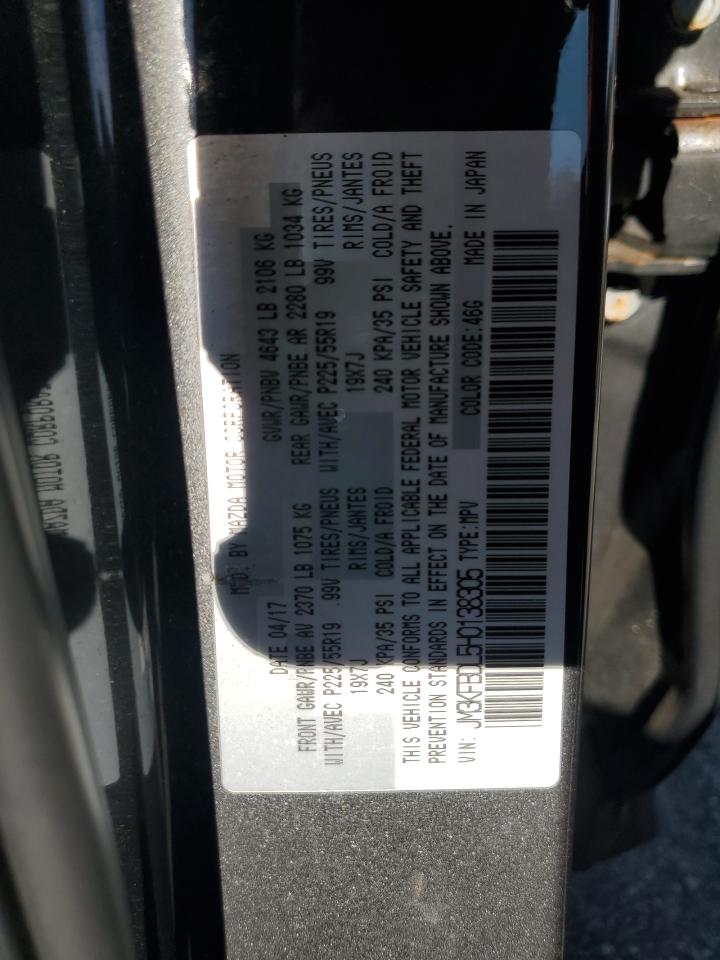 2017 Mazda Cx-5 Grand Touring VIN: JM3KFBDL5H0138305 Lot: 63900845
