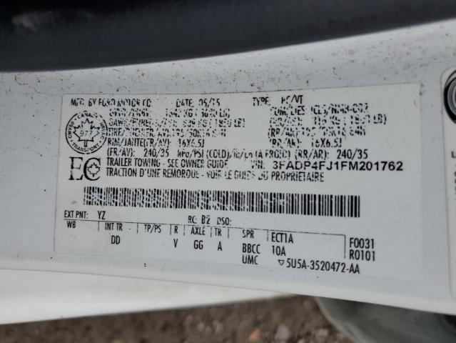 2015 FORD FIESTA TITANIUM  