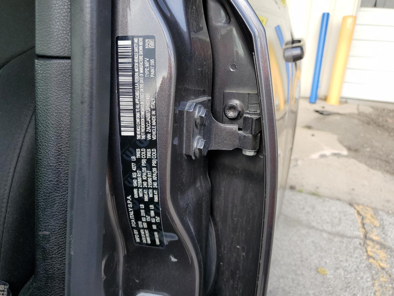 2018 Jeep Renegade Latitude VIN: ZACCJABB7JPH02486 Lot: 65776555