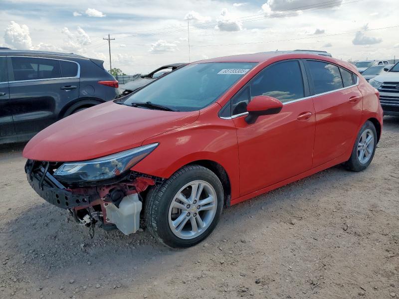  CHEVROLET CRUZE 2017 Red