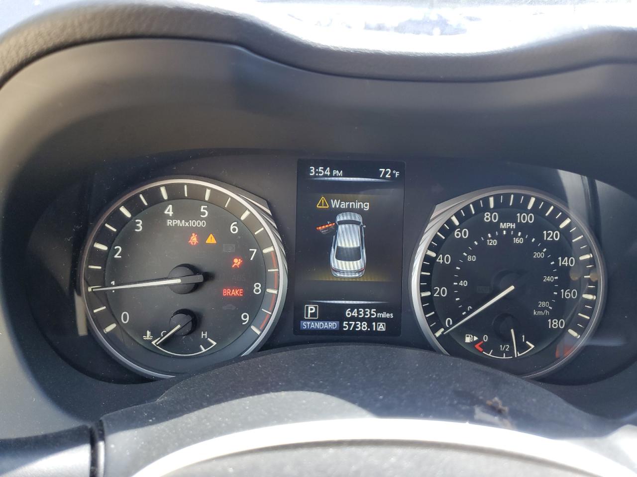 2018 Infiniti Q50 Luxe VIN: JN1EV7AR2JM437122 Lot: 66187585