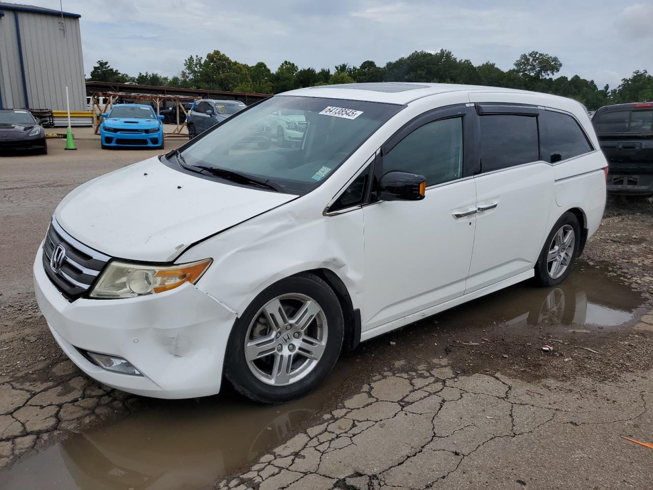 2011 Honda Odyssey Touring VIN: 5FNRL5H92BB014114 Lot: 64138545