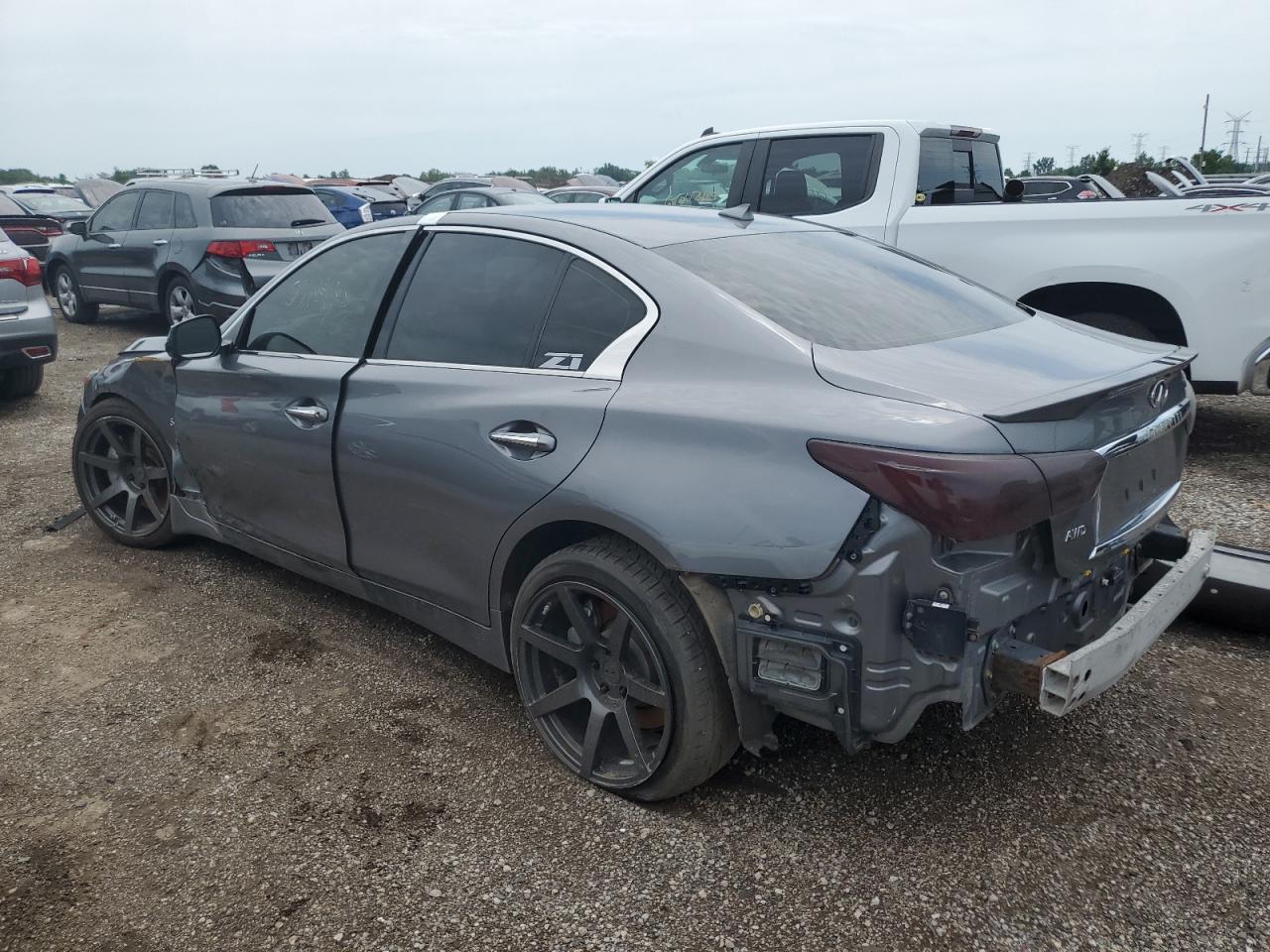 2016 Infiniti Q50 Red Sport 400 grey sedan gas JN1FV7AR1GM451543 photo #3