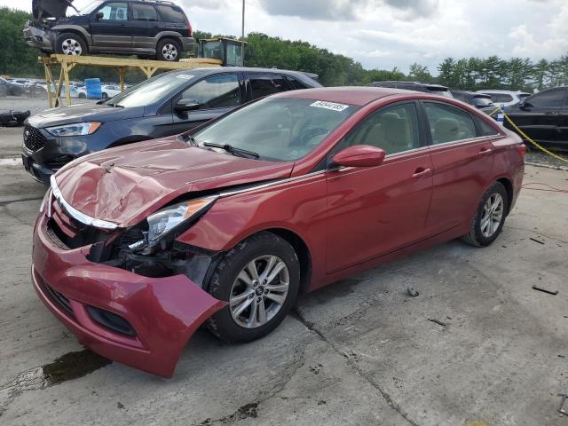  HYUNDAI SONATA 2013 Czerwony