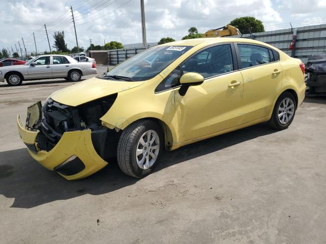  KIA RIO 2016 Żółty