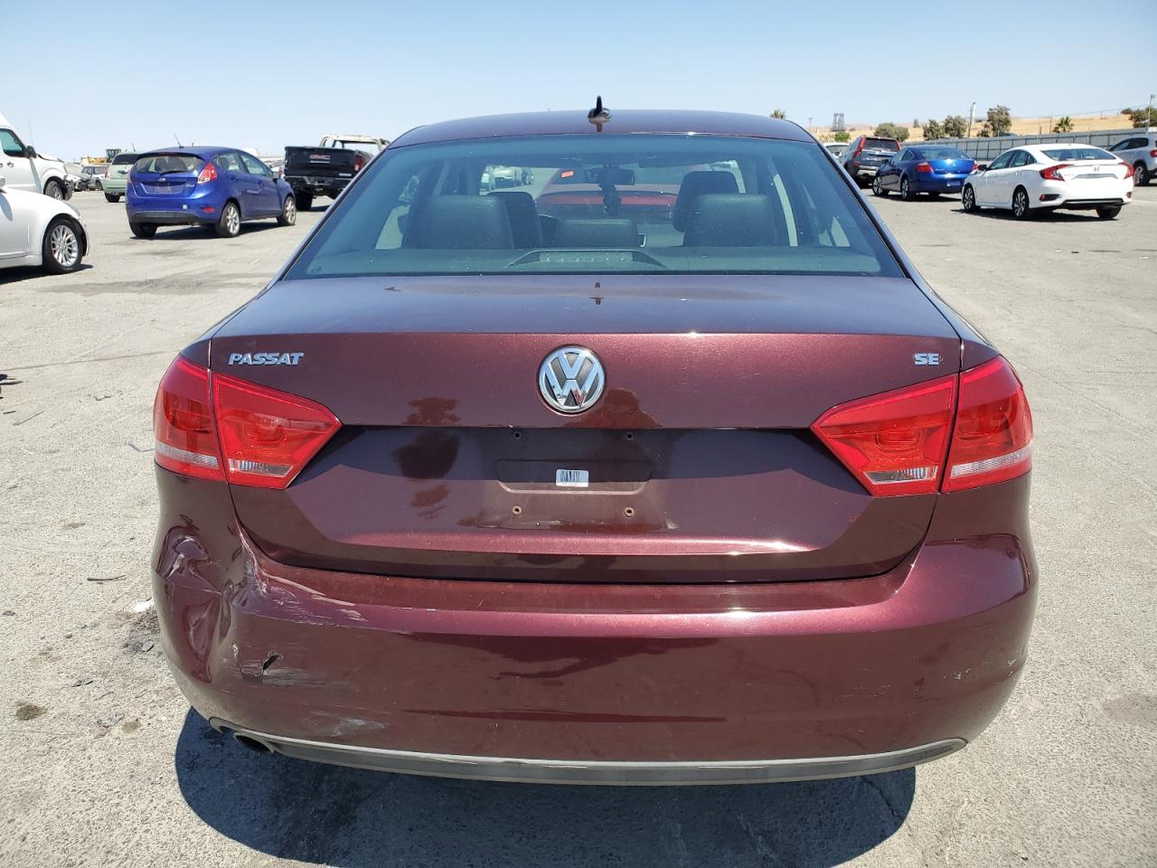 2013 Volkswagen Passat Se VIN: 1VWBP7A35DC014094 Lot: 65344535