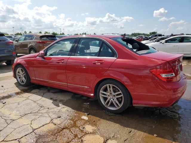 Sedans MERCEDES-BENZ C-CLASS 2014 Czerwony