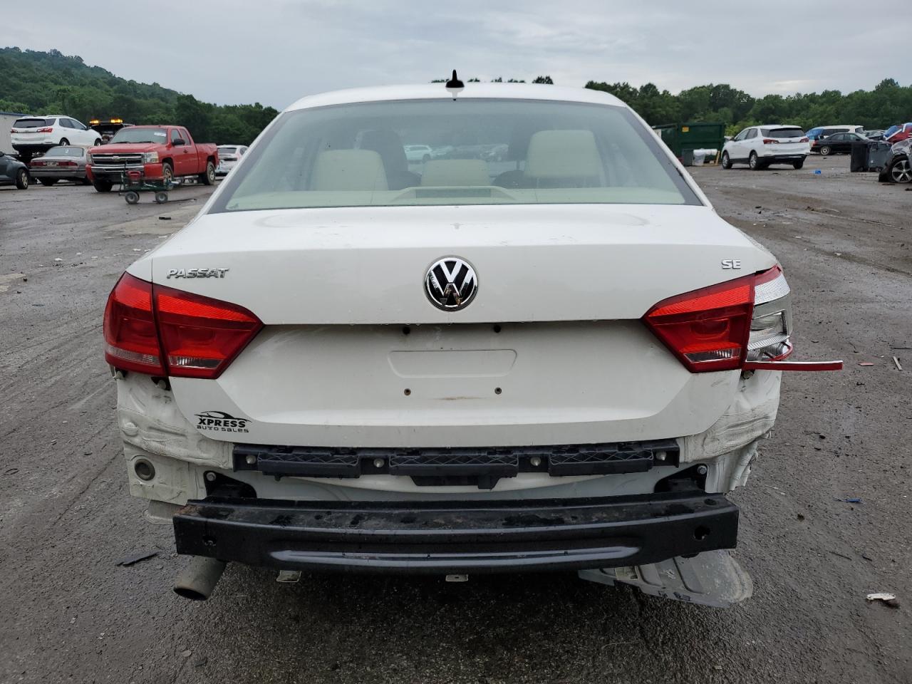 2012 Volkswagen Passat Se VIN: 1VWBP7A33CC026355 Lot: 62953825