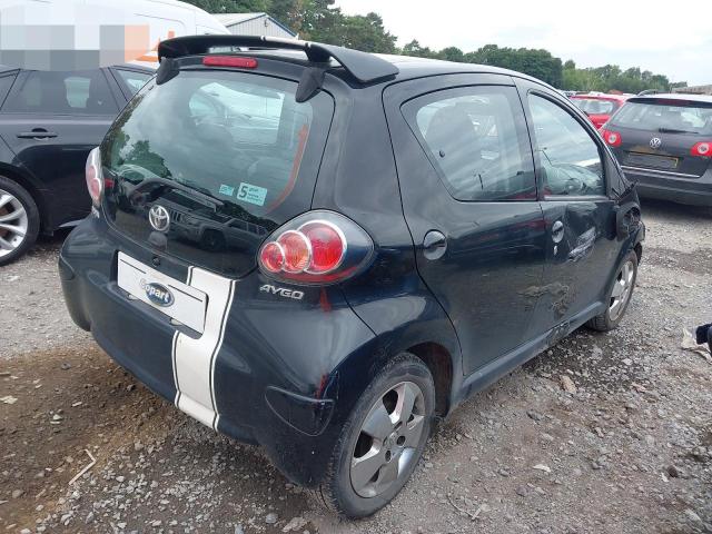 2010 TOYOTA AYGO BLACK